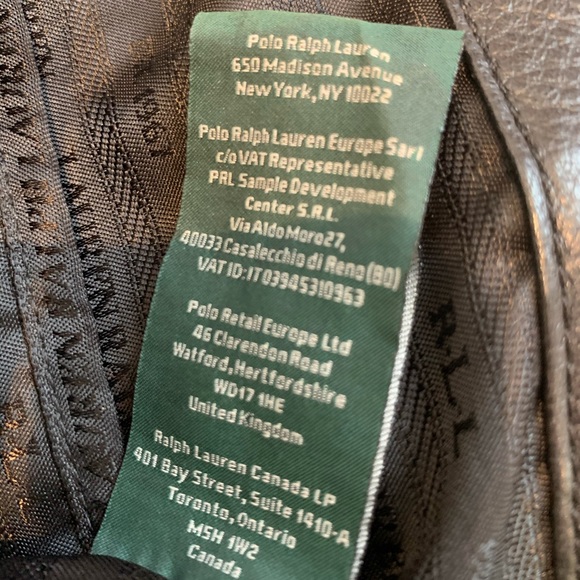 Vintage Lauren R. L. leather Tote - Picture 5 of 8